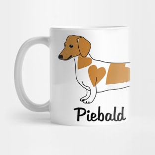 Piebald Love Dachshund Mug